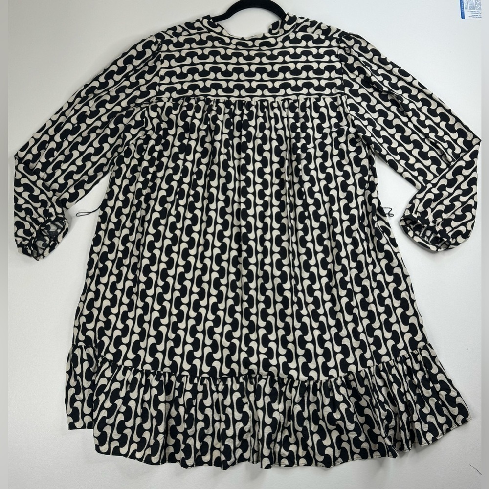 NWT Zara The Paula Retro Swing Dress Womens Medium - Picture 7 of 14
